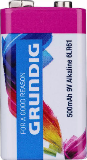 Grundig Power++ Αλκαλική Μπαταρία 9V 1τμχ