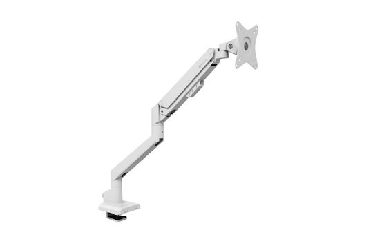 Arozzi Alzare Neo Single Computer Monitor Ständer bis 32" mit Verlängerungsarm Weiß
