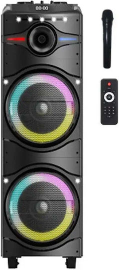 Finlux Ηχείο Karaoke με Ασύρματο Μικρόφωνο και Εφέ Φωτισμού FBS-100BLAST Μαύρο