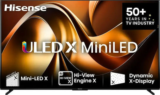 Hisense Smart Τηλεόραση 85" 4K UHD Mini LED UXN HDR (2024) 85UXNQ