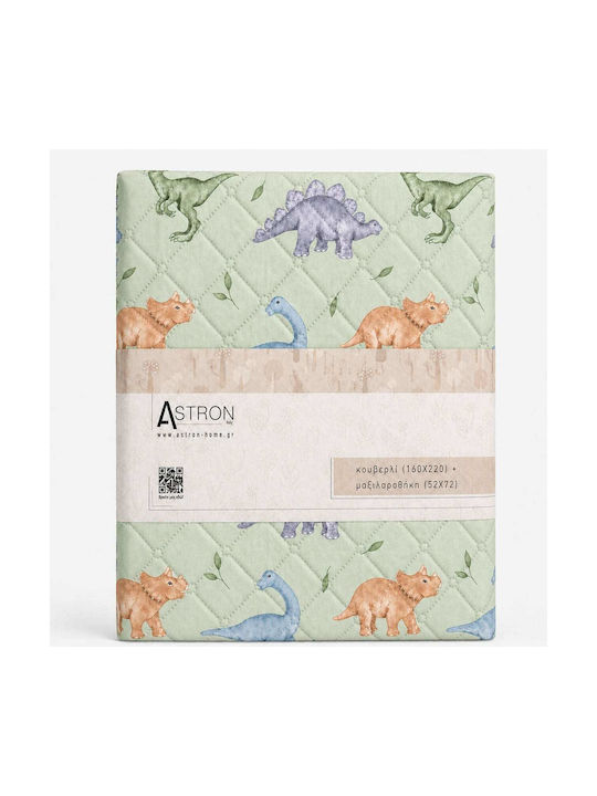 Astron Italy Kids Quilt Set Single with Pink Pillowcase 160x220cm