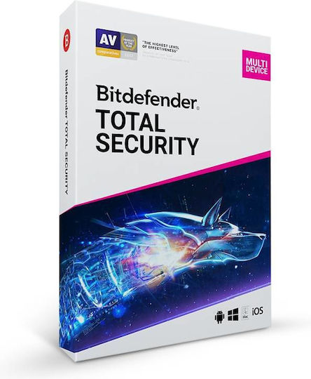 BitDefender Total Security pentru 10 Dispozitive și 3 Ani de Utilizare (Licență Electronică)