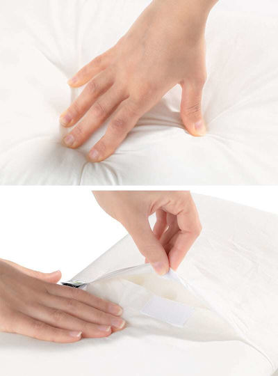 Baby Jem Anti-Suffocation Pillow White