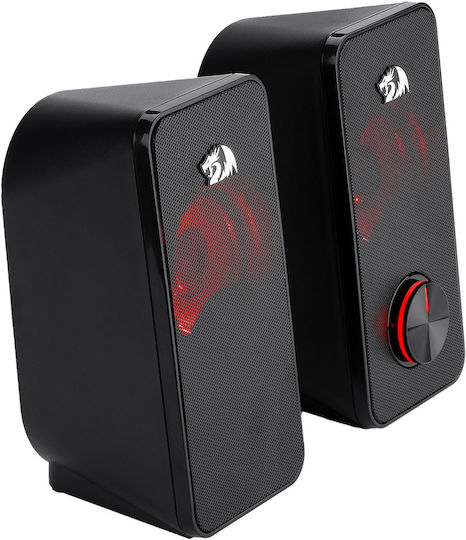 Redragon Stentor GS500 Computerlautsprecher 2.0 mit Leistung 10W in Schwarz Farbe