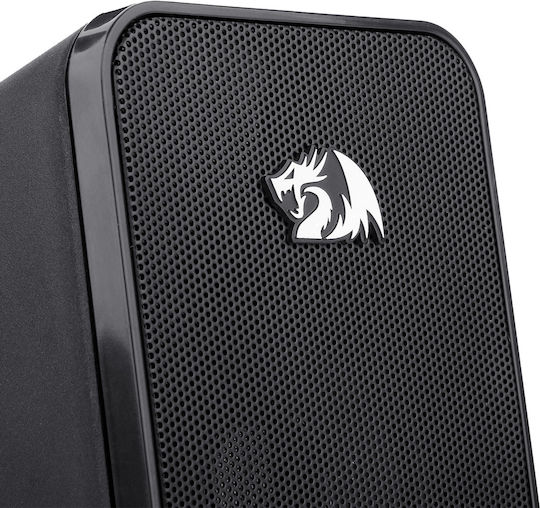 Redragon Stentor GS500 Computerlautsprecher 2.0 mit Leistung 10W in Schwarz Farbe