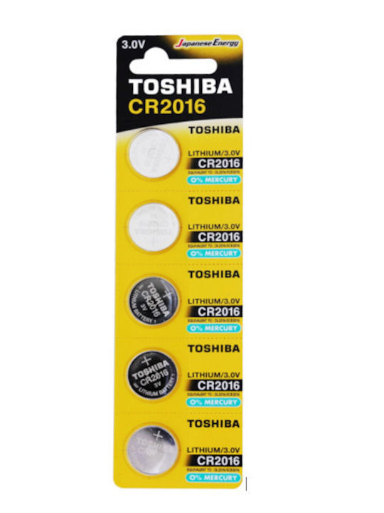 Toshiba CP-5C Батерии Литий За часовници CR2016 3V 5бр