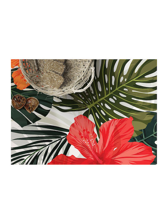 Tulup Badematte 010260360570000020473 Paradiese Blumen 60x90cm