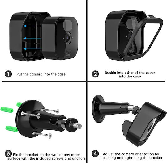 Adjustable 360° Mounts Blink Outdoor Cameras Housing Set 2 Pieces
