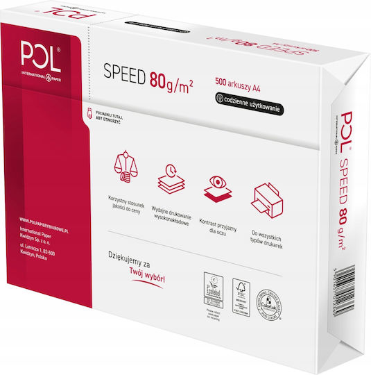 Polspeed A4 80g Copier Paper