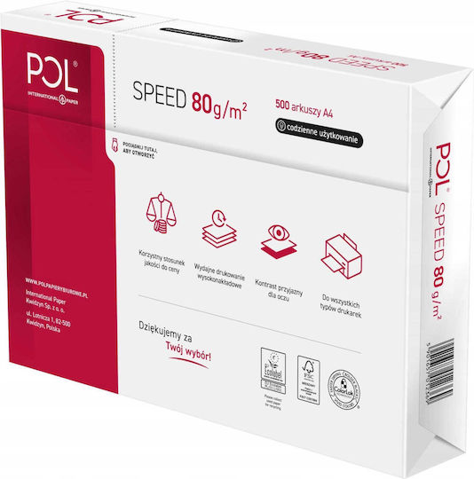 Polspeed A4 80g Copier Paper