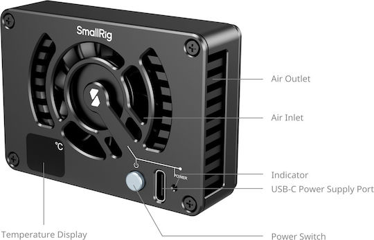 Smallrig Smallrig 4815 Cooling Fan System Sony Canon Fujifilm Cameras
