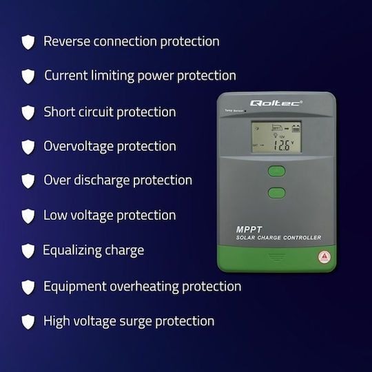 Qoltec Регулатор на Зареждане MPPT 60A