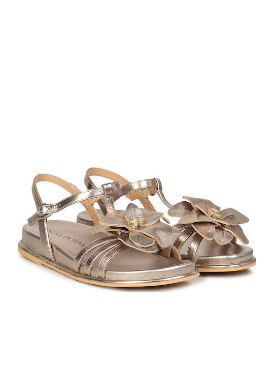 Alma en Pena Women's Flat Sandals Bronze