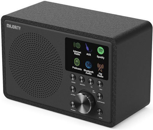 Majority Tabletop Radio DAB with Bluetooth Black