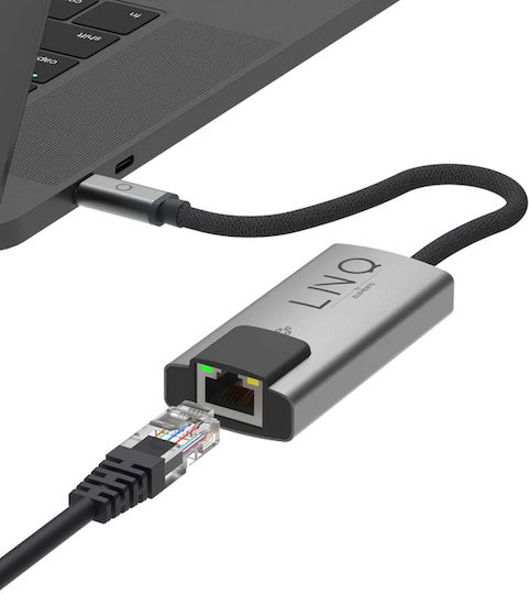 LinQ LQ48023 Adaptor Rețea USB-C cu Conexiune Cablată Ethernet
