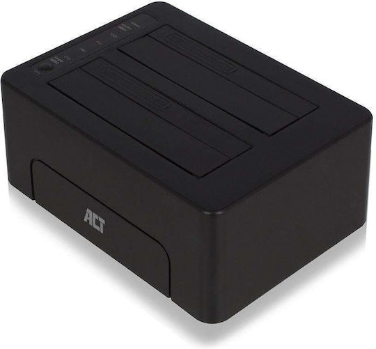 Act Docking Station pentru 2 Hard Disk-uri SATA 2.5" / 3.5" cu conectivitate USB 3.0 (AC1504)