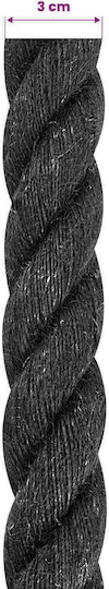 vidaXL vidaXL Rope with Length 1m Black