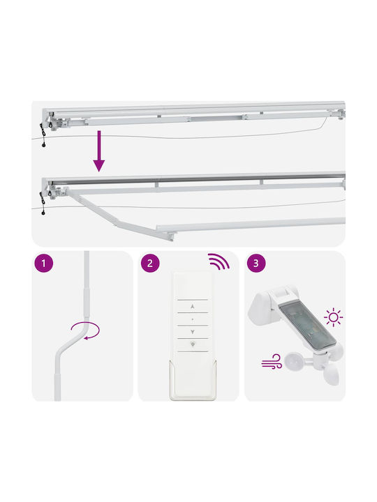 vidaXL Terrace Tent Yellow 3x2m