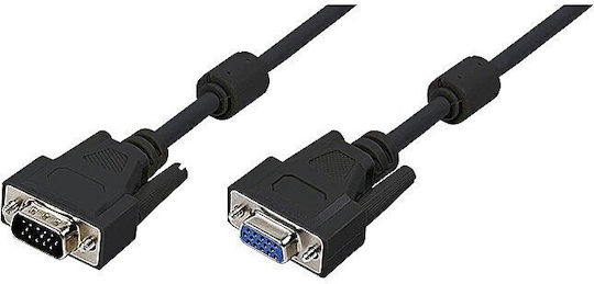 LogiLink Cablu VGA - VGA femelă Negru 3m (CV0005)