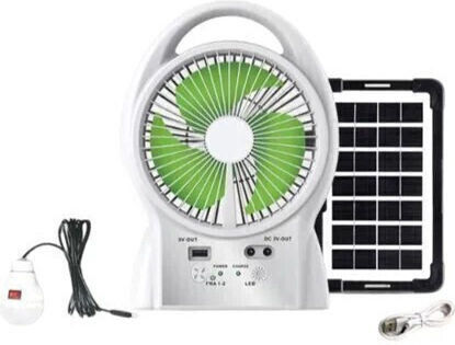 Solar System with Fan with Flash Light and USB Charging GD-FS16