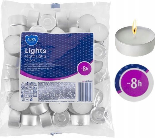 Aura Glass Teelichter Mit Aromatischem Duft 50 Stück Aura Glass Teelichter Mit Aromatischem Duft 50 Stück