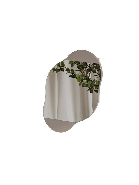 Shally Dogan Bathroom Mirror with Shelf 60x13cm Brown