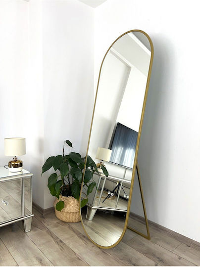 SteweHome Οβάλ Χρυσός 180x60cm SteweHome Οβάλ Χρυσός 180x60cm