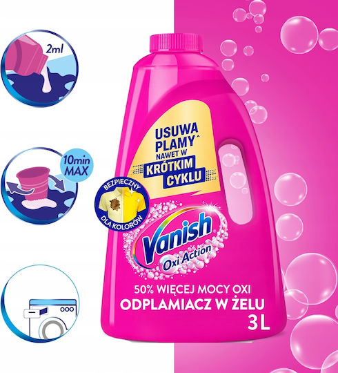 Vanish Remover de Pete sub Formă de Gel Potrivit pentru Țesături 3l