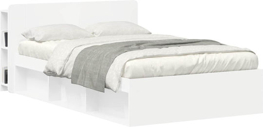 vidaXL vidaXL Hölzernes Kopfstütze für Betten Weiß 135x80cm
