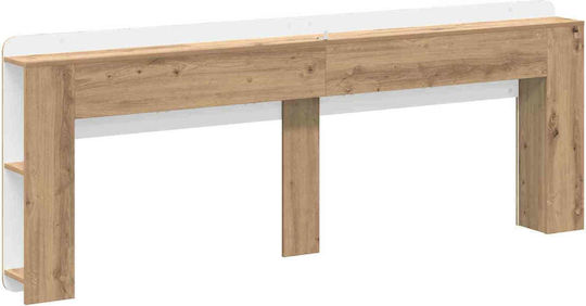 vidaXL Κεφαλάρι Κρεβατιού Ξύλινο Καφέ 193.5x80cm