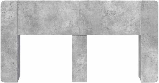 vidaXL Tăblie De Pat Din Lemn Gri 154x80cm