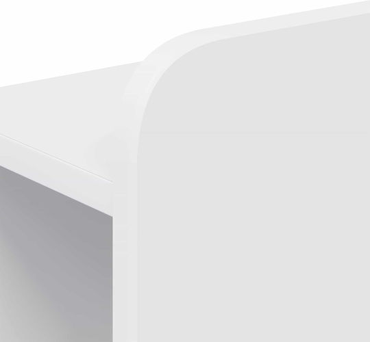vidaXL Κεφαλάρι Κρεβατιού Ξύλινο Λευκό 119.5x80cm