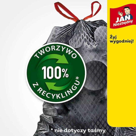 Jan Niezbędny Trash Bags Capacity 60lt 5x10pcs Black
