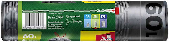 Jan Niezbędny Trash Bags Capacity 60lt 5x10pcs Black