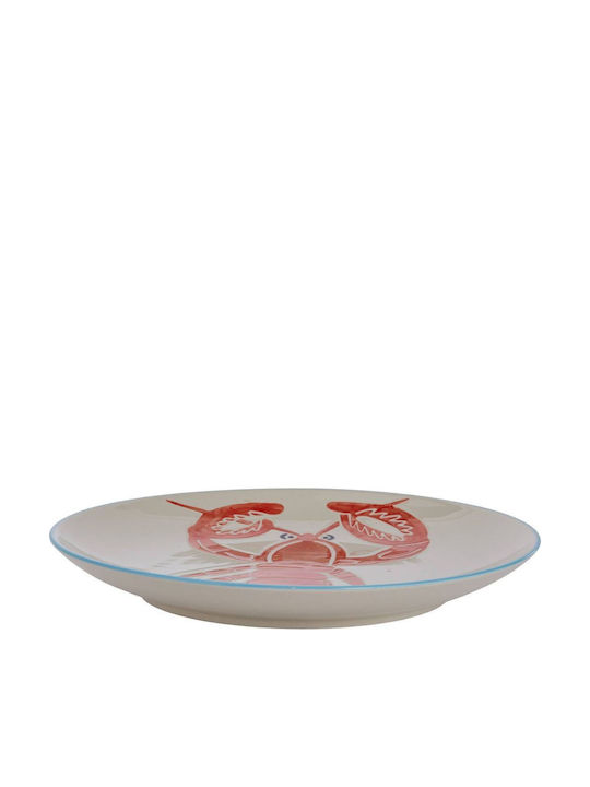 Butlers Coral Coast Πιάτο Ρηχό Κεραμικό Κόκκινο με Διάμετρο 25cm