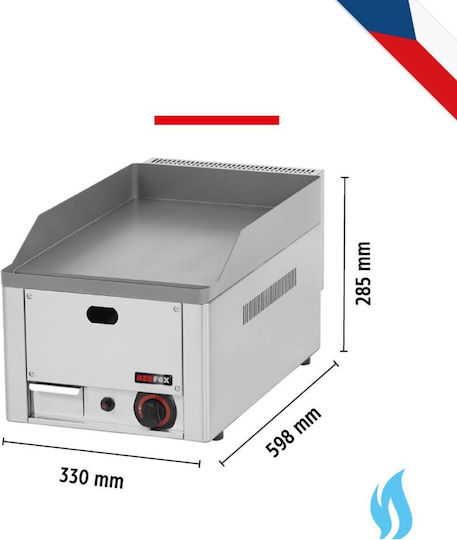 Alfa Frost Kommerzielle Flachgrills 4kW mit Wohnungs Grillplatte