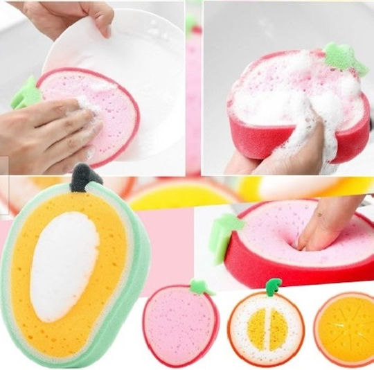 Eco-friendly Strawberry-shaped Kitchen Sponge