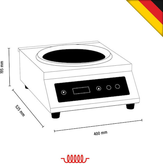 Alfa Frost Eștian Electric Inductiv 5kW 40x52.5x19.5cm