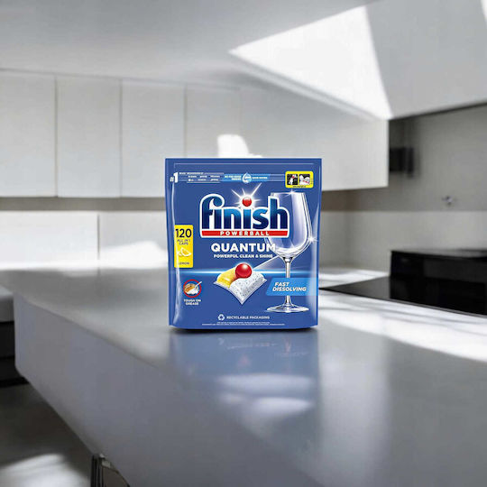 Finish Quantum All-in-1 120 Капсули за Съдомиялна Екологични