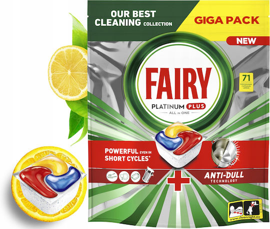 Fairy Platinum Plus All In One 71 Kapseln Geschirrspülmittel Umweltfreundliche