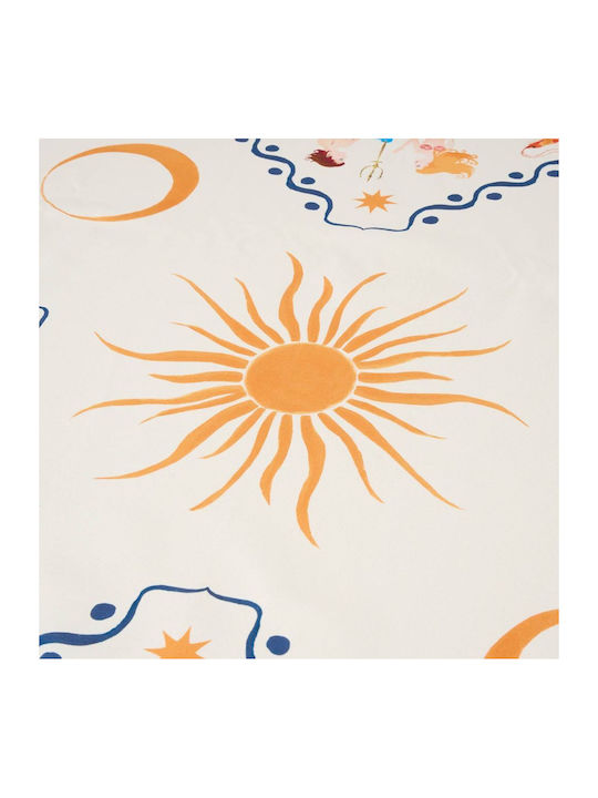 Butlers Τραπεζομάντηλο Βαμβακερό Coral Coast Πορτοκαλί 160x160εκ.
