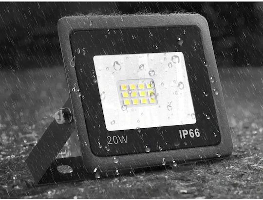 Verk Group Proiector LED Etanș 20W Alb Rece 6000K IP66
