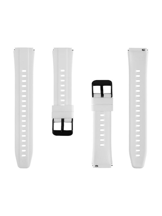 Tactical Quick Release Silicone Band 18mm White 57983130365