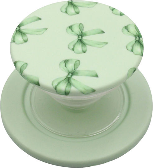 Pop Socket Magsafe Light Green With Bows