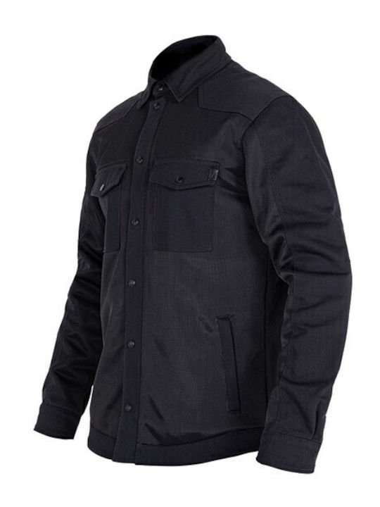 John Doe Aero Mesh Motoshirt Лятно Мъжко Мотоциклетно Яке Черно
