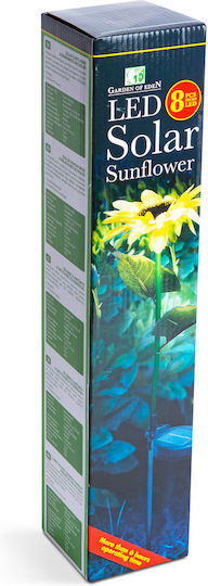 Set 8 Lampi Solare Flori Alb Cald cu Fotocelulă IP44