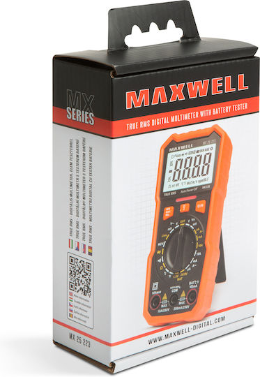 Digital Multimeter Battery Tester Temperature Measurement + Work Light Function