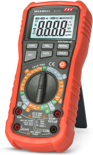Digital Multimeter 1000v 10a Inductance Capacitance Temperature Ncv Diode Test Continuity