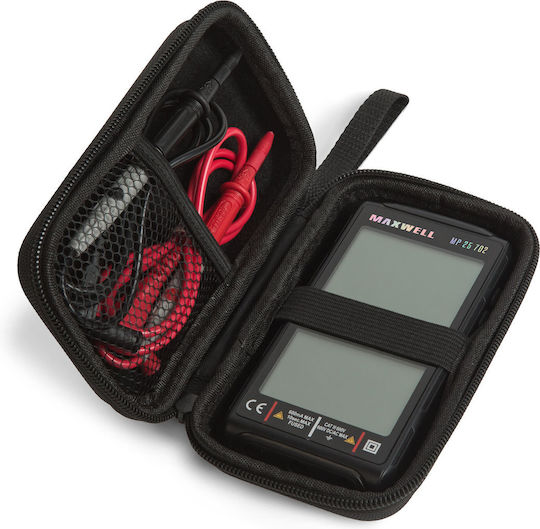Multimetru Digital Automat 4.2 Inch Ecran Complet Type C Detectare Tensiune AC DC Negru Roșu