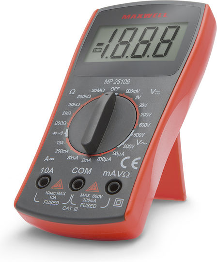 Multimetru Digital 3,5 Cifre AC DC 600V 10A 20MΩ Rezistență Test Diodă Continuitate
